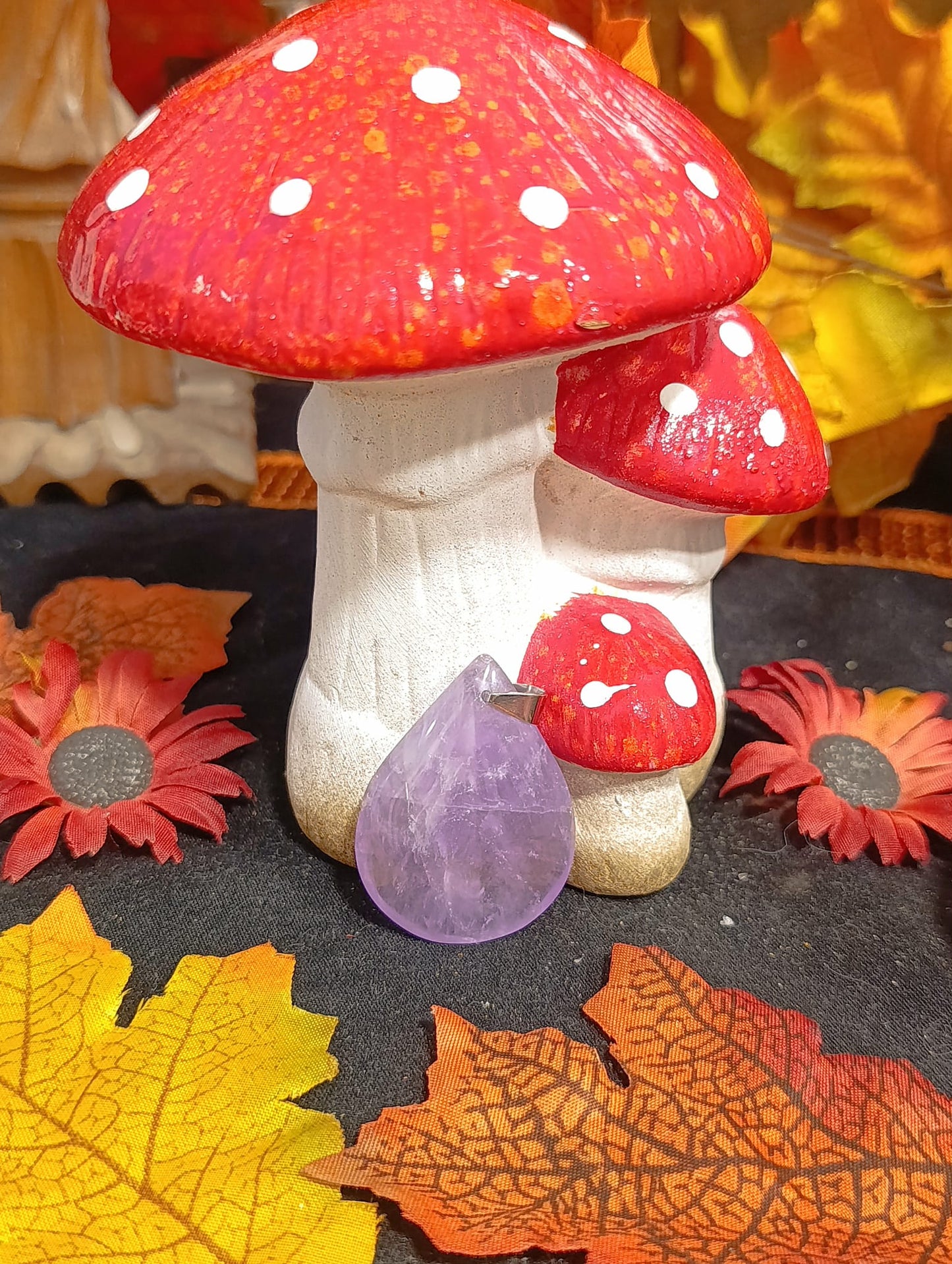 Pendentif Améthyste goutte