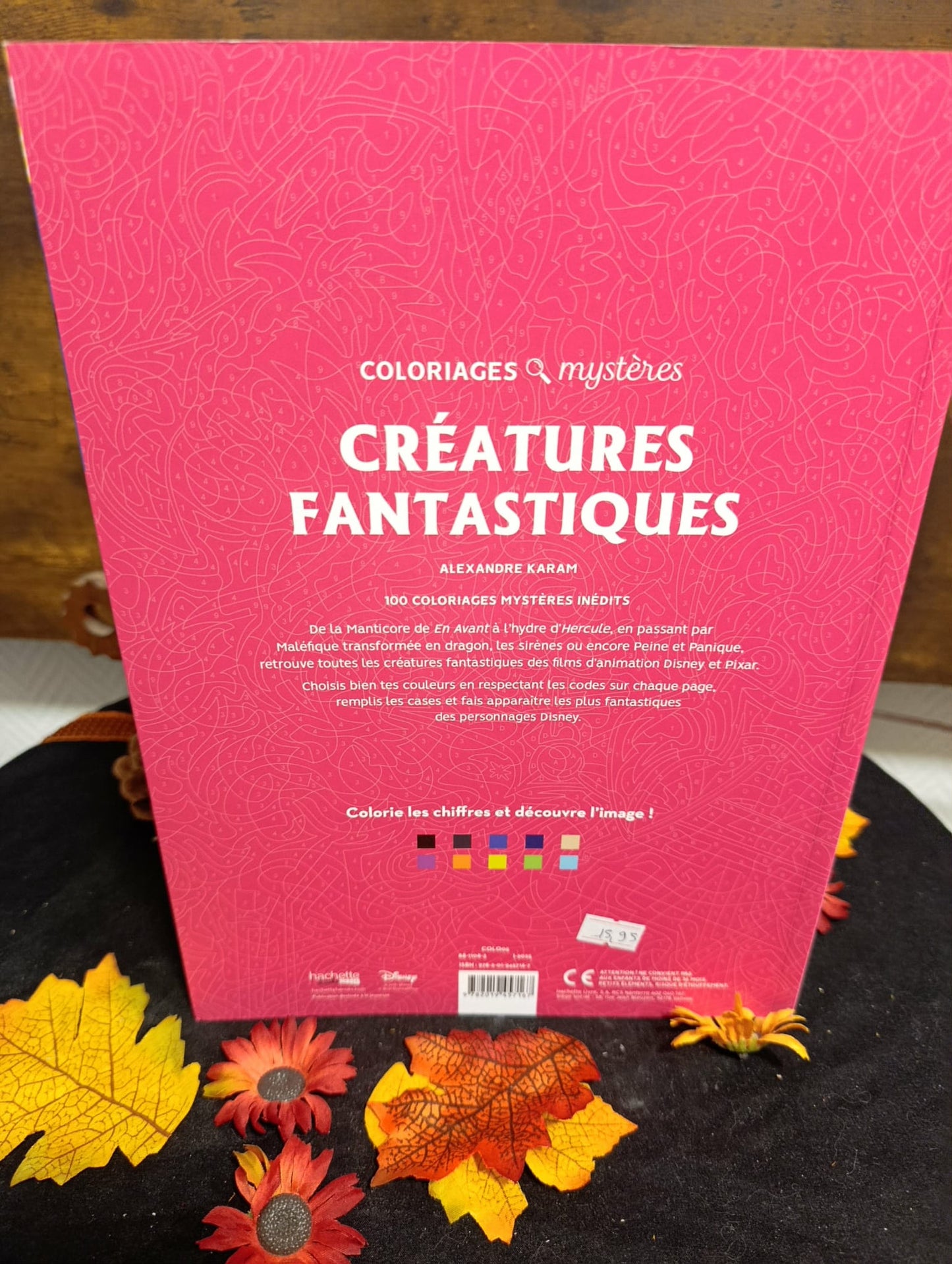 Créatures fantastiques Disney Coloriages mystères