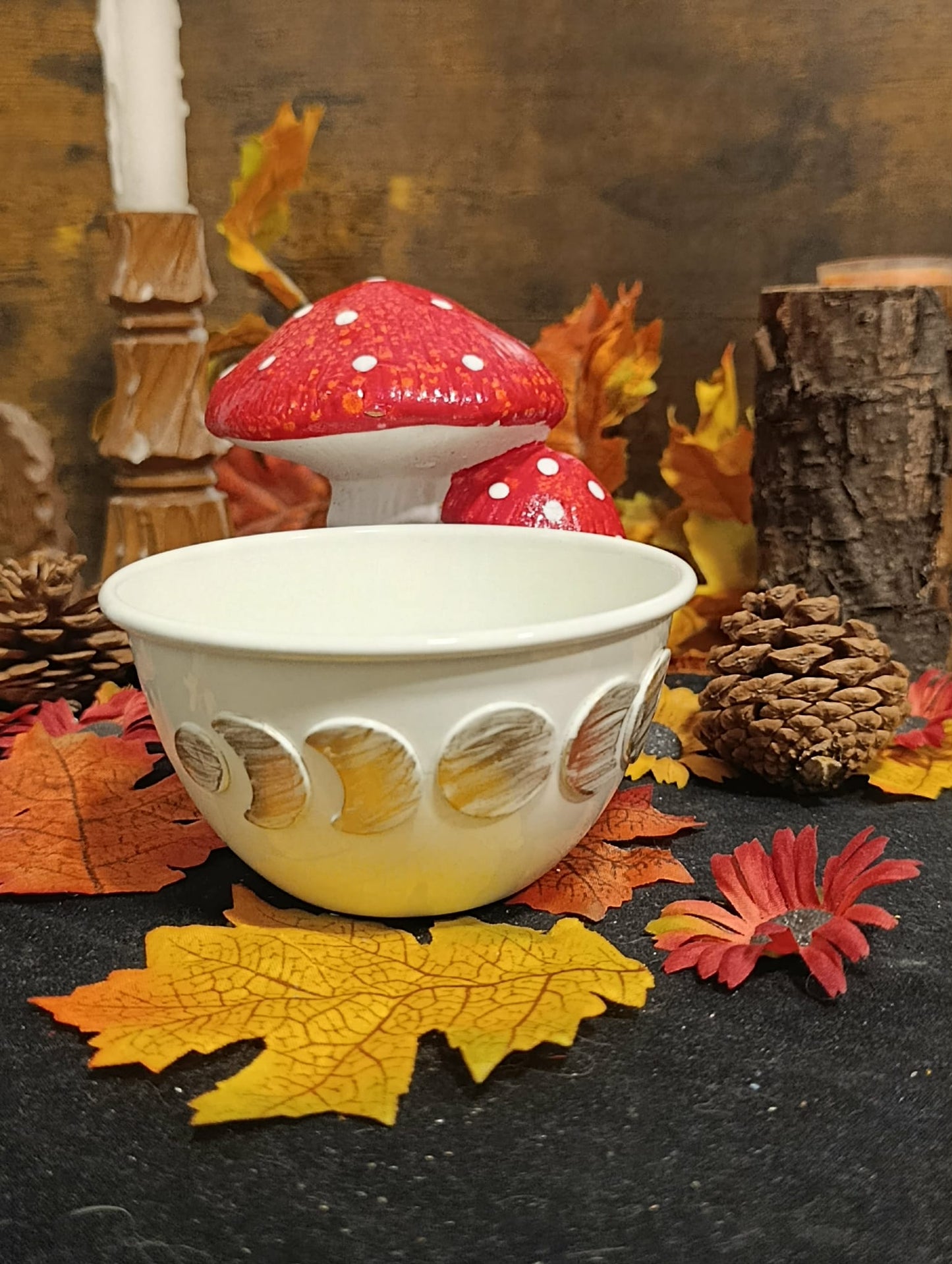 Bol de fumigation phases de Lune