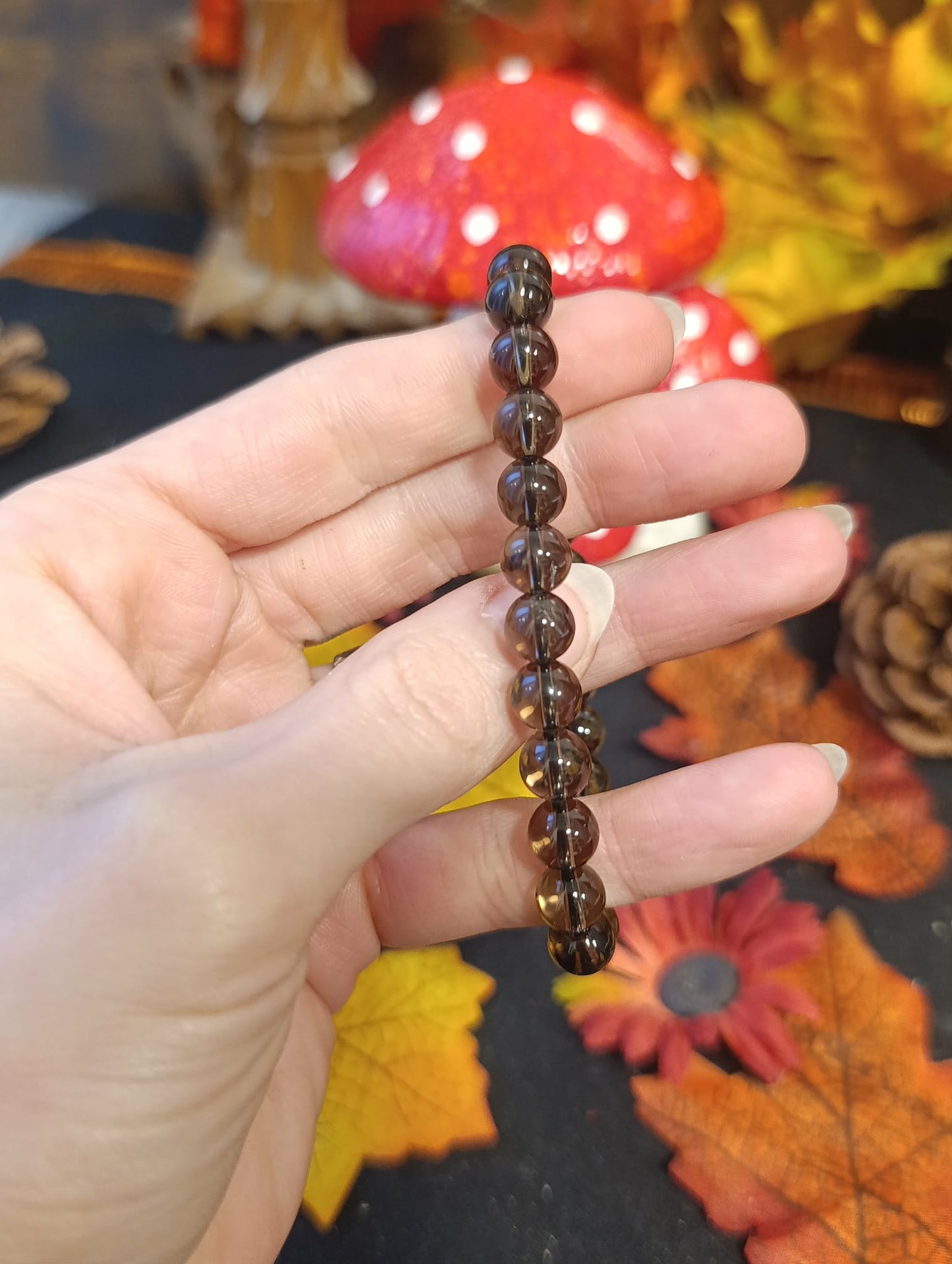 Bracelet Cristal de Roche Fumé