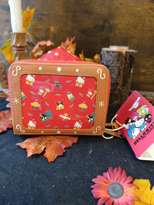 Portefeuille Hello Kitty Maison Pain D'épice 50Ème Anniversaire Loungefly