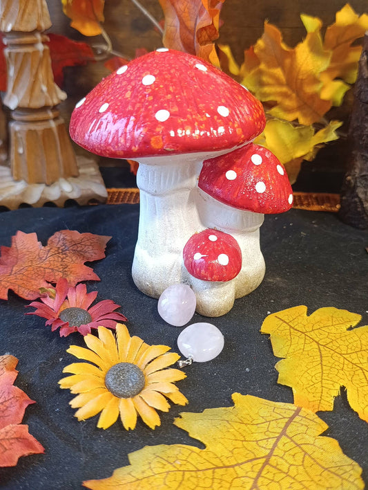 Pendentif Quartz rose