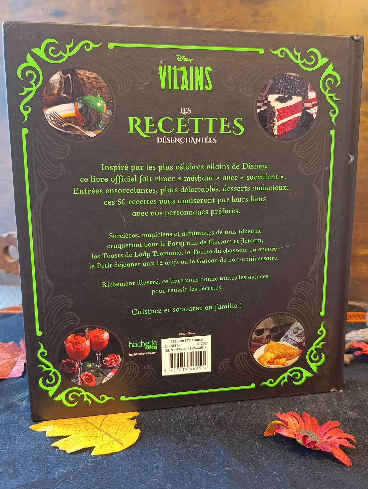 Livre recette Disney les vilains les recettes enchantées