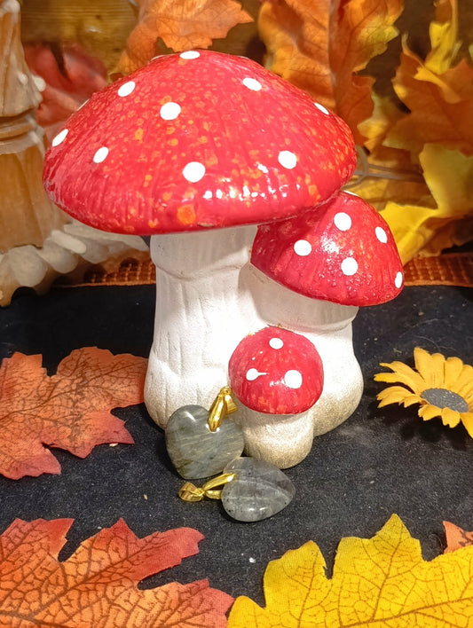 Pendentif Cœur Labradorite