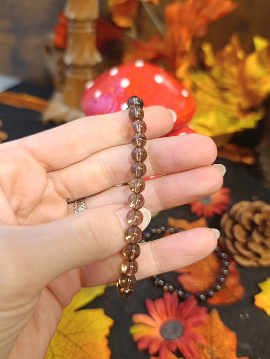 Bracelet Cristal de Roche Fumé