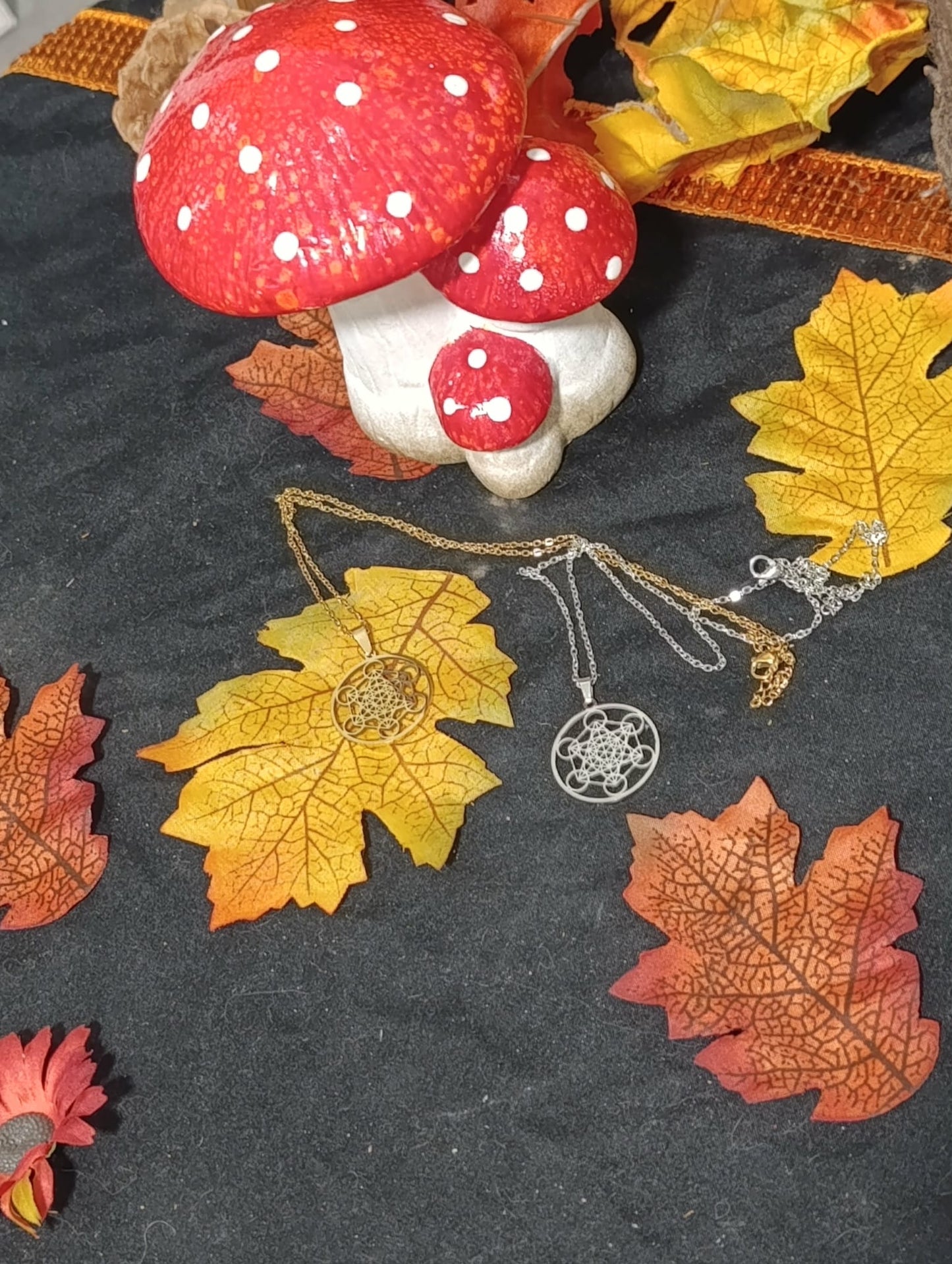 Collier acier inoxydable Metatron