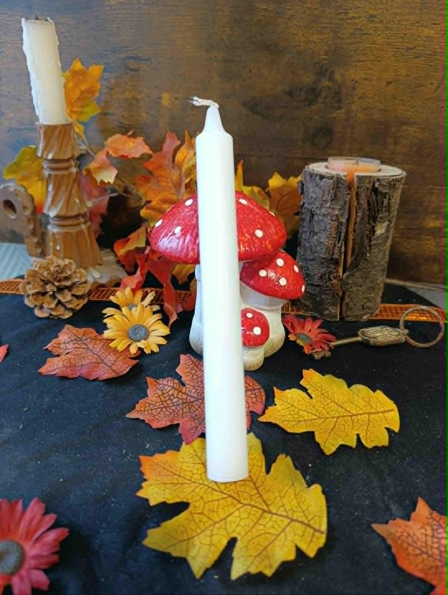 Grande bougie blanche