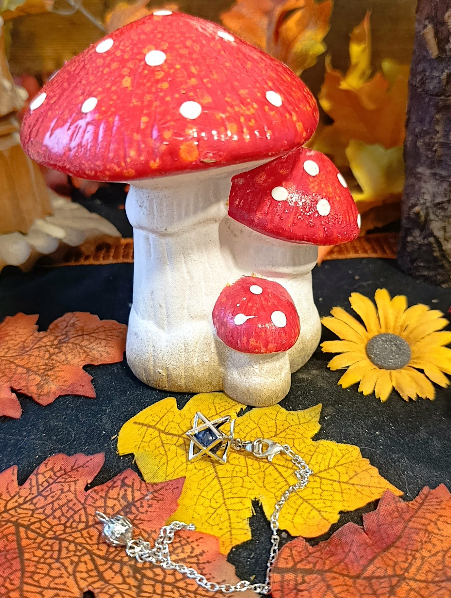 Pendule Merkaba perle Lapis Lazuli