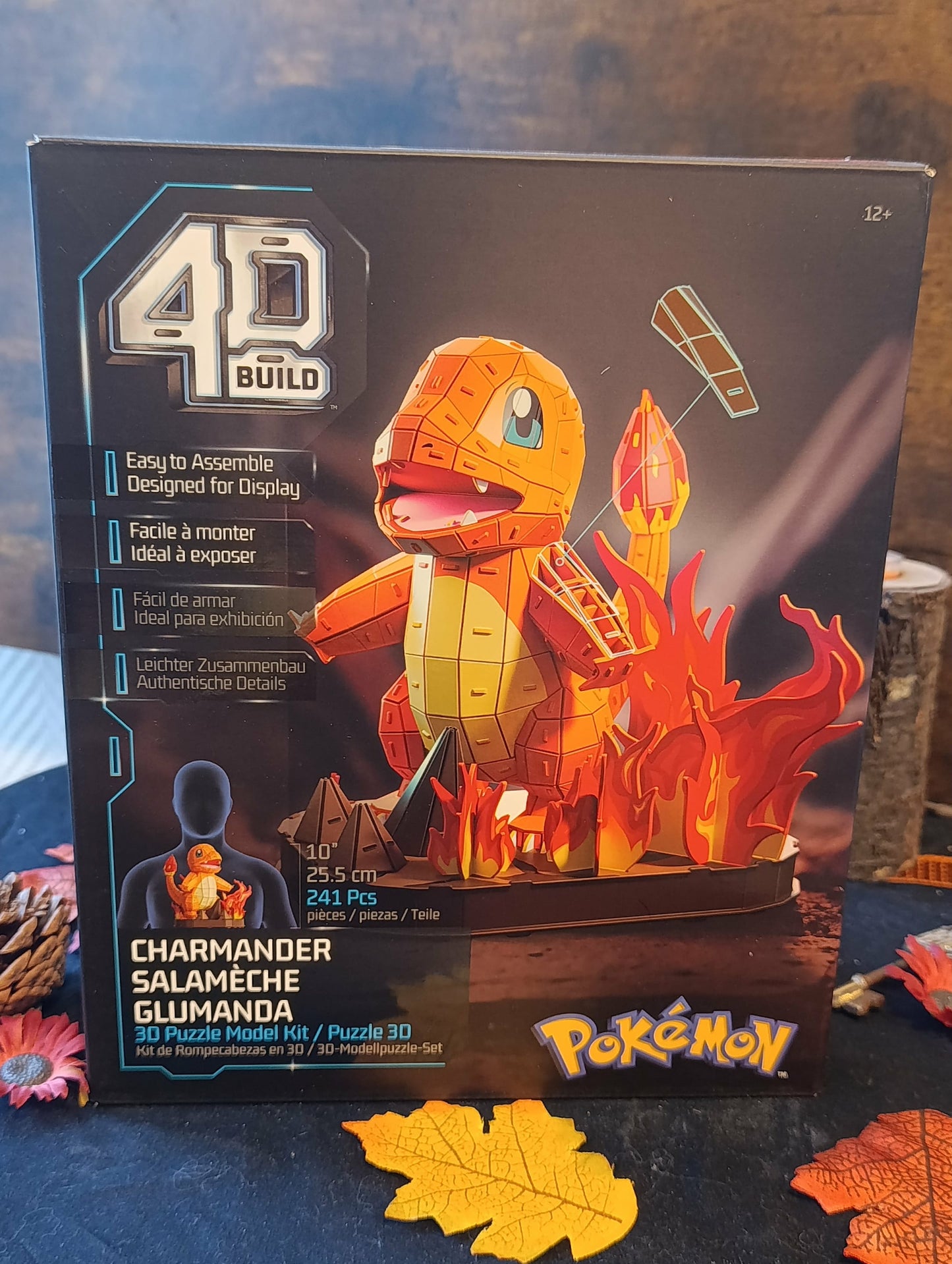 Puzzle model kit 4Dbuild Salamèche pokémon