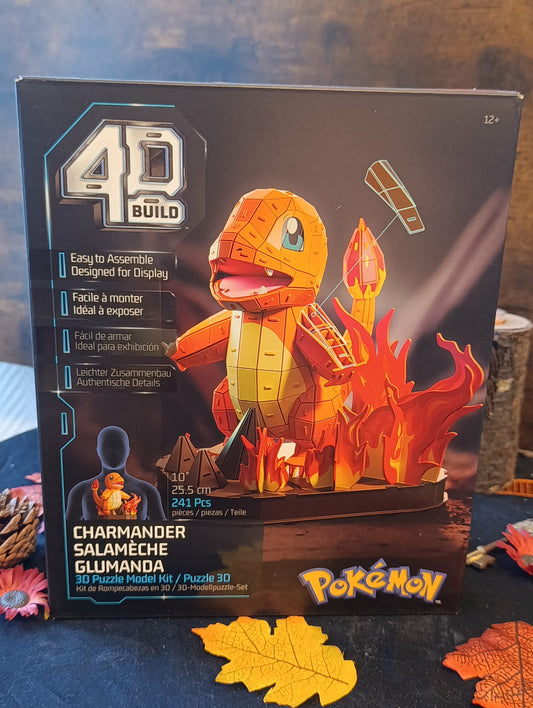 Puzzle model kit 4Dbuild Salamèche pokémon