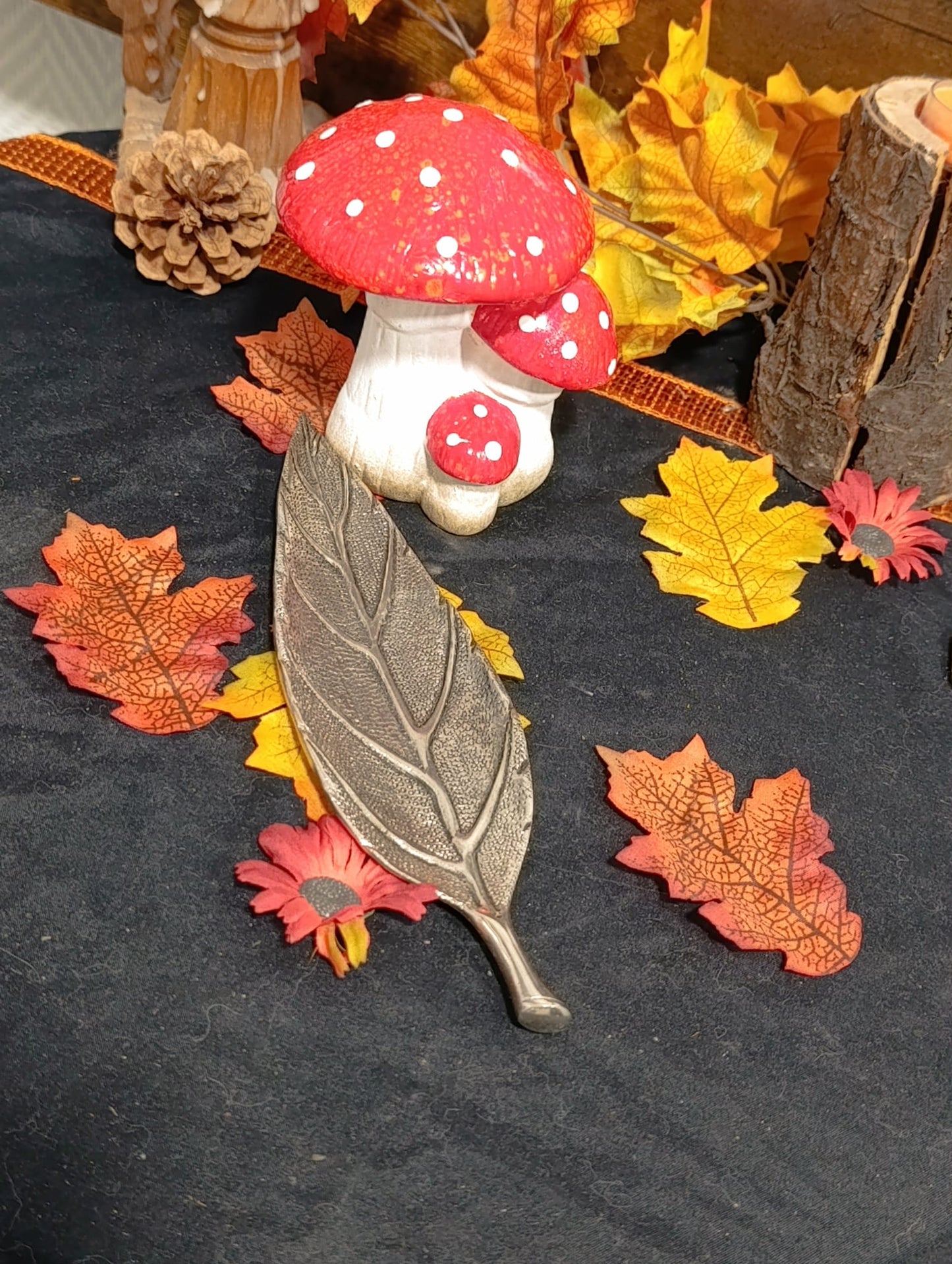 Porte encens feuille métal