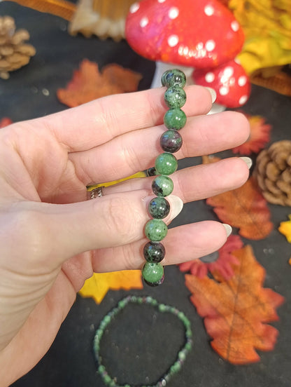 Bracelet Rubis Zoïsite