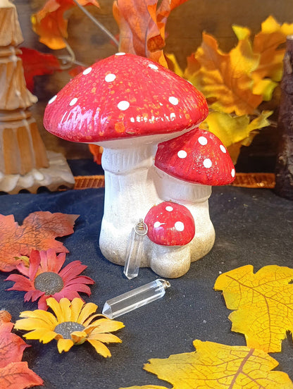 Pendentif pointe Cristal de Roche