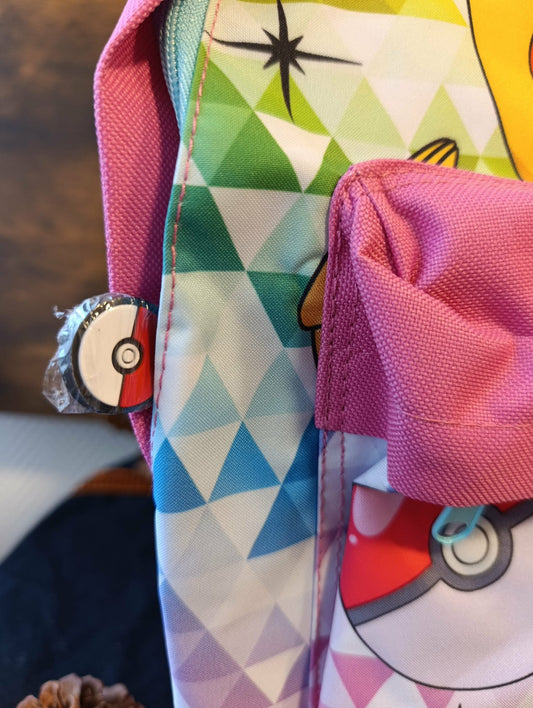 Sac à dos pikachu arc en ciel