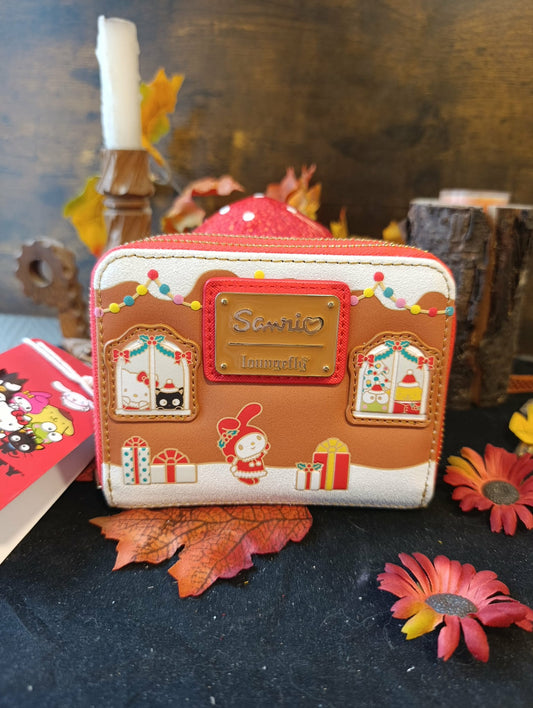 Portefeuille Hello Kitty Maison Pain D'épice 50Ème Anniversaire Loungefly