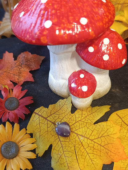 Pendentif cœur Améthyste
