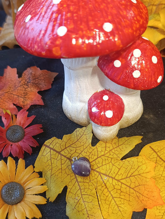 Pendentif cœur Améthyste