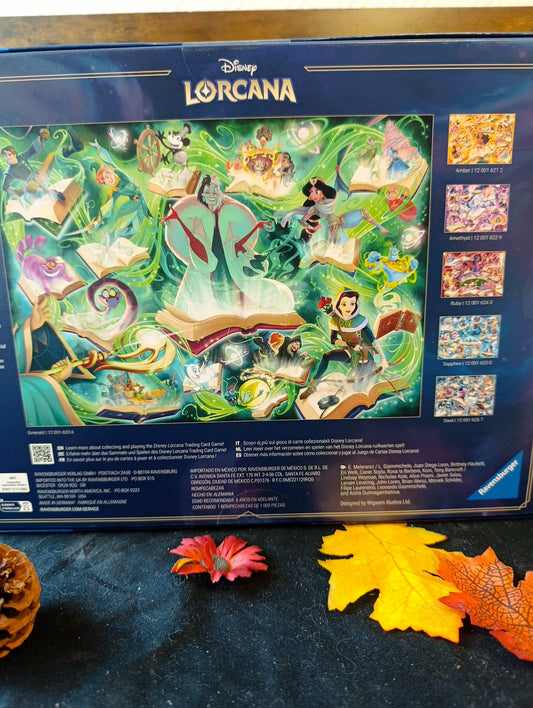 Puzzle lorcana vert cruella 1000 pièces