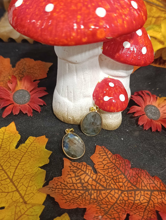 Pendentif Serti Labradorite