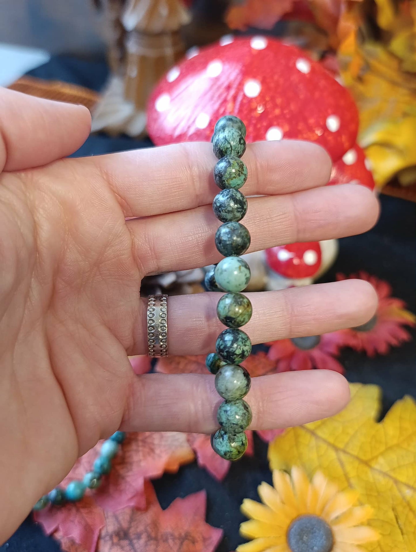 Bracelet turquoise d'Afrique