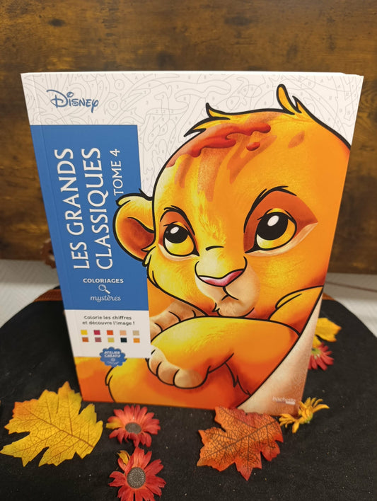 Les grands classiques Tome 4 Disney Coloriages mystères