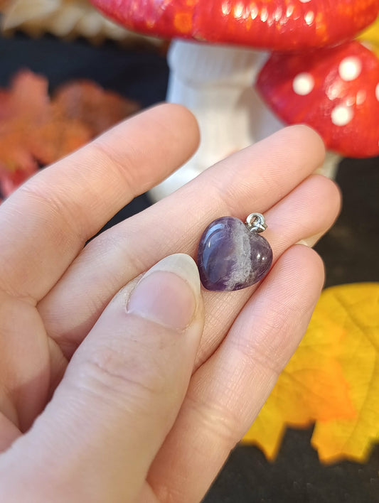 Pendentif cœur Améthyste