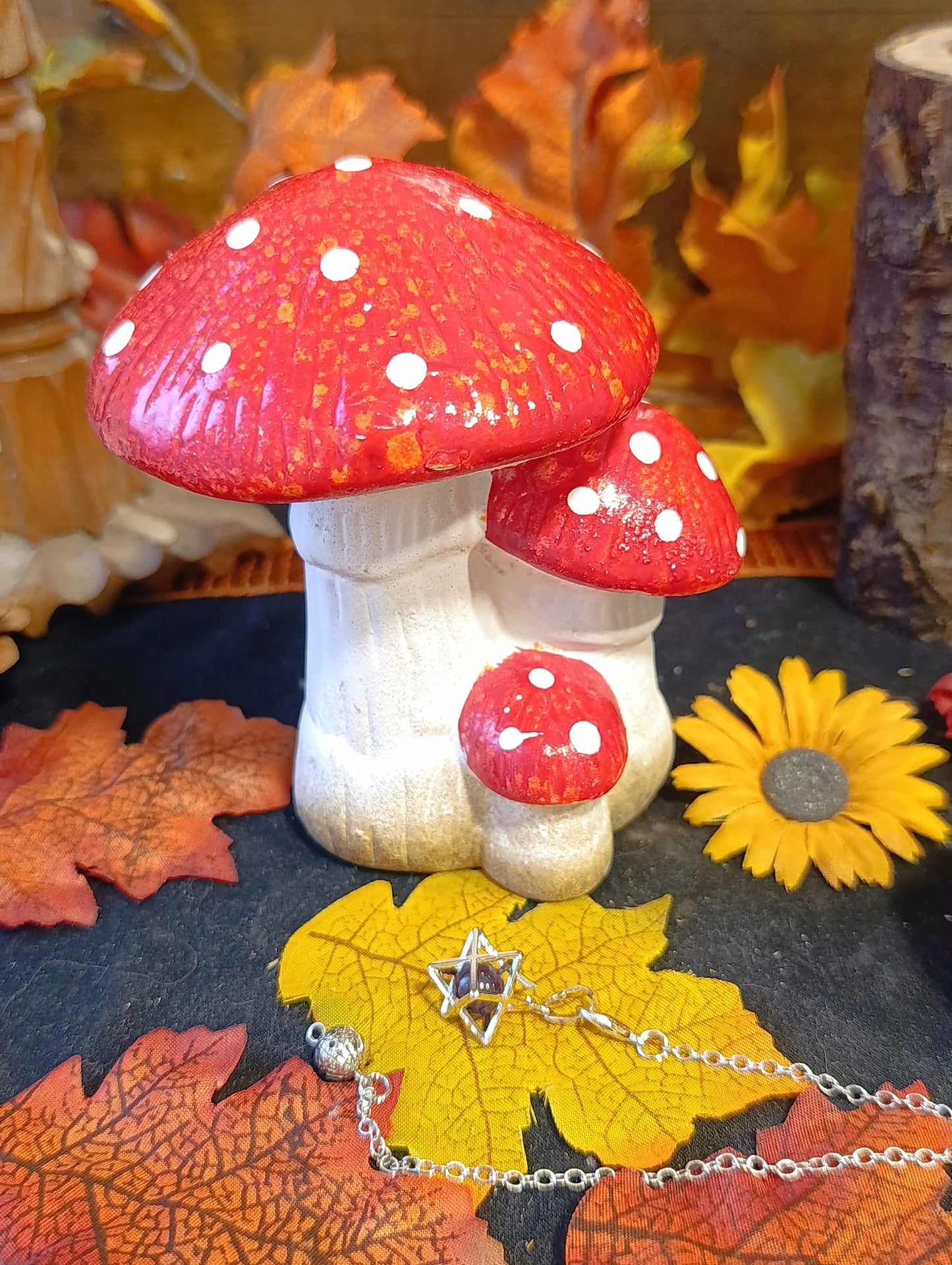 Pendule Merkaba perle Améthyste