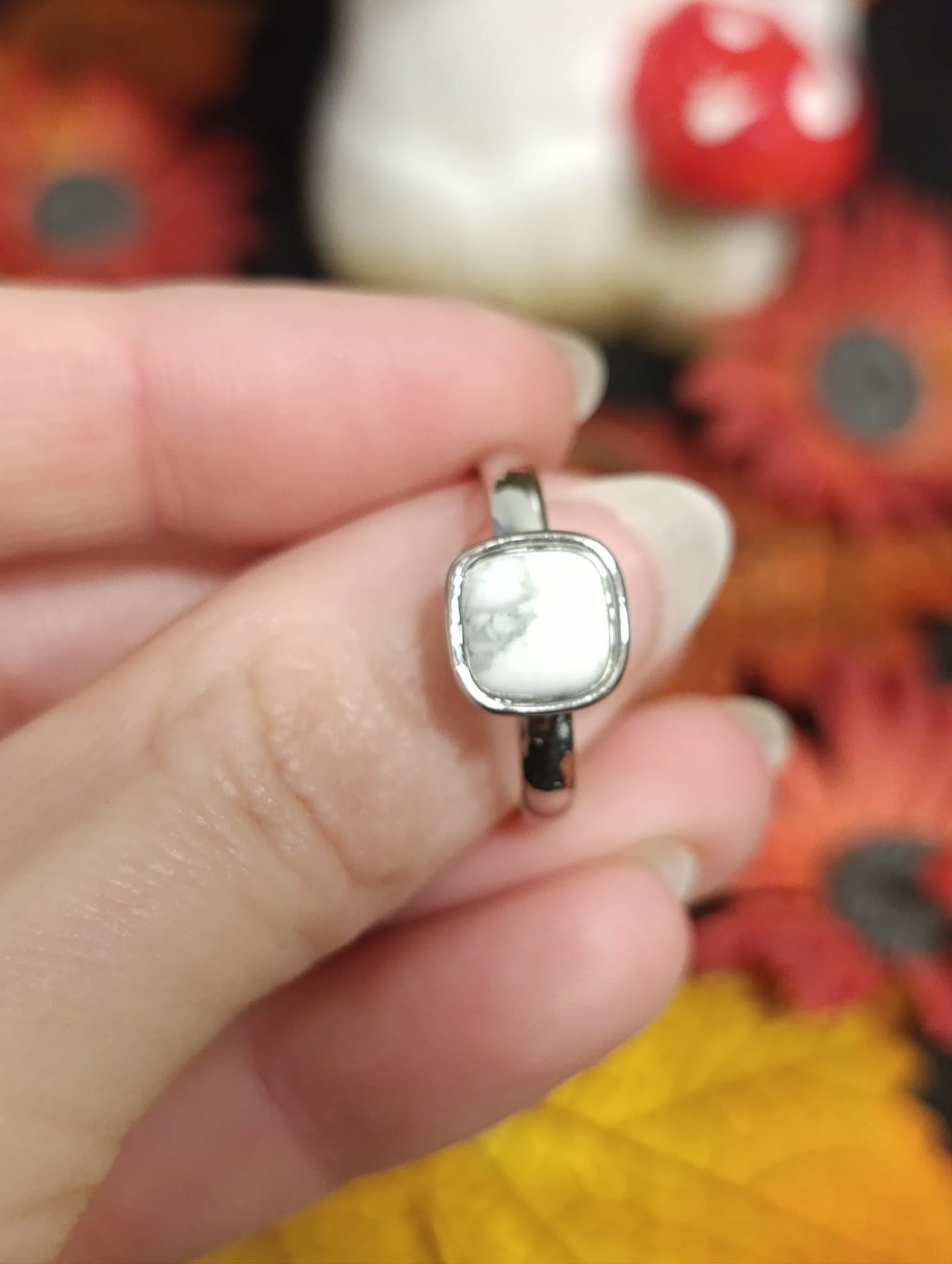 Bague Howlite