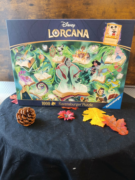 Puzzle lorcana vert cruella 1000 pièces