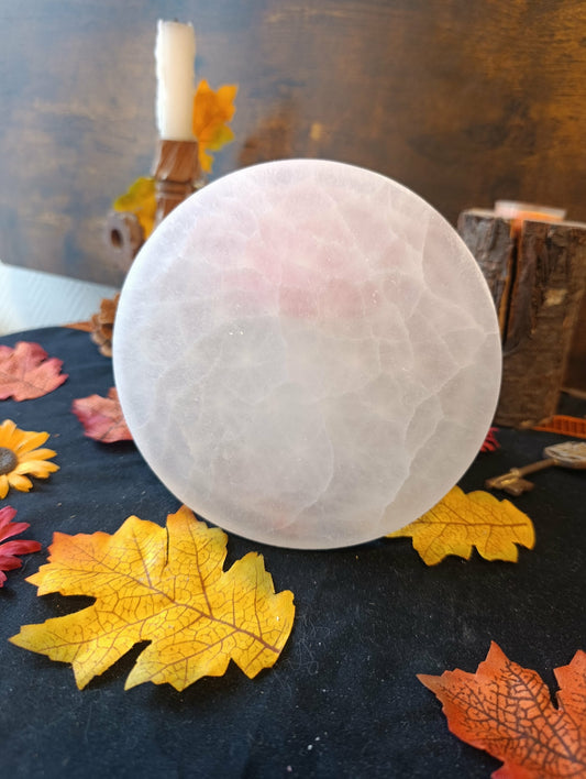 planche fleur de vie pleine sélénite