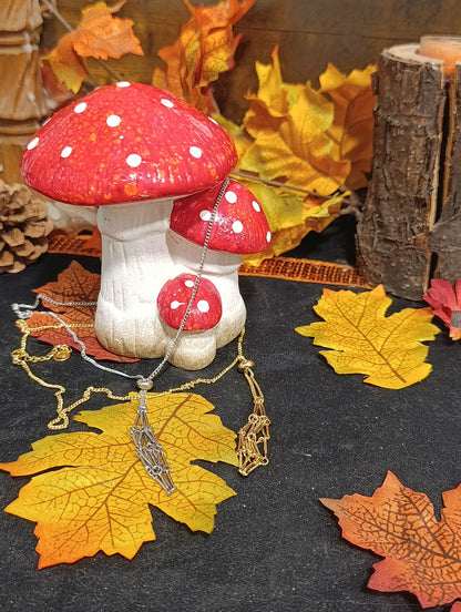 Collier cage pierre acier inoxydable