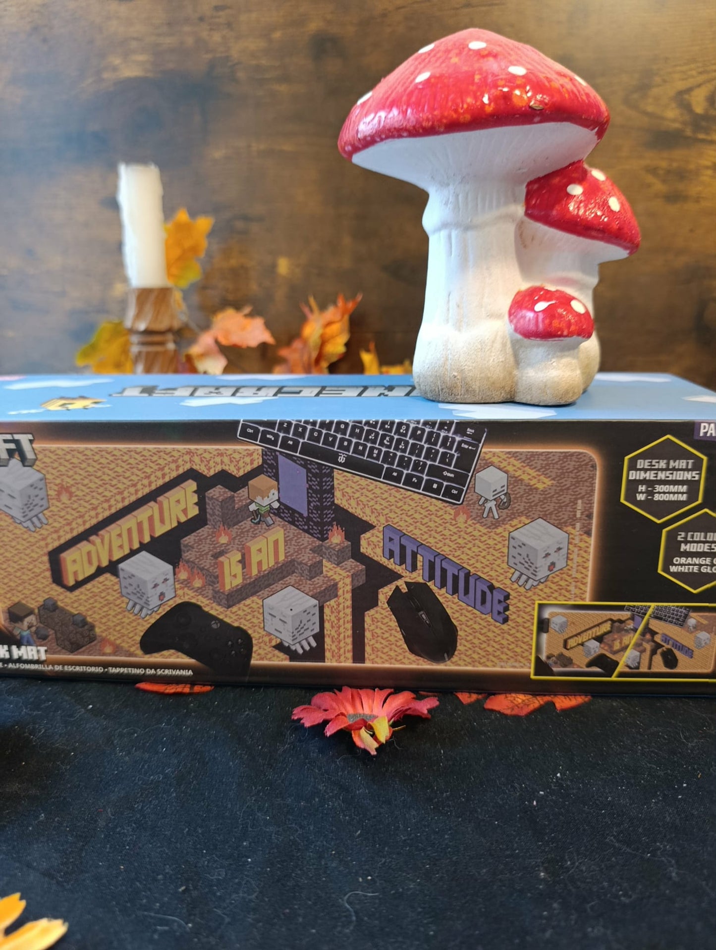 Tapis de souris Minecraft lumineux