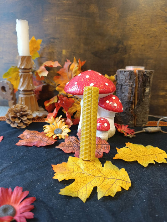 petite bougie cire d'abeille