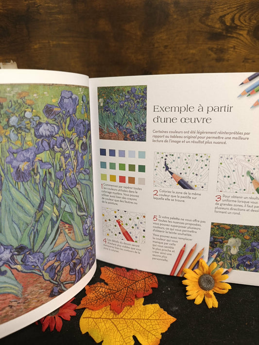 Van Gogh coloriages mystères