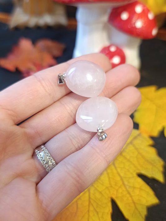 Pendentif Quartz rose