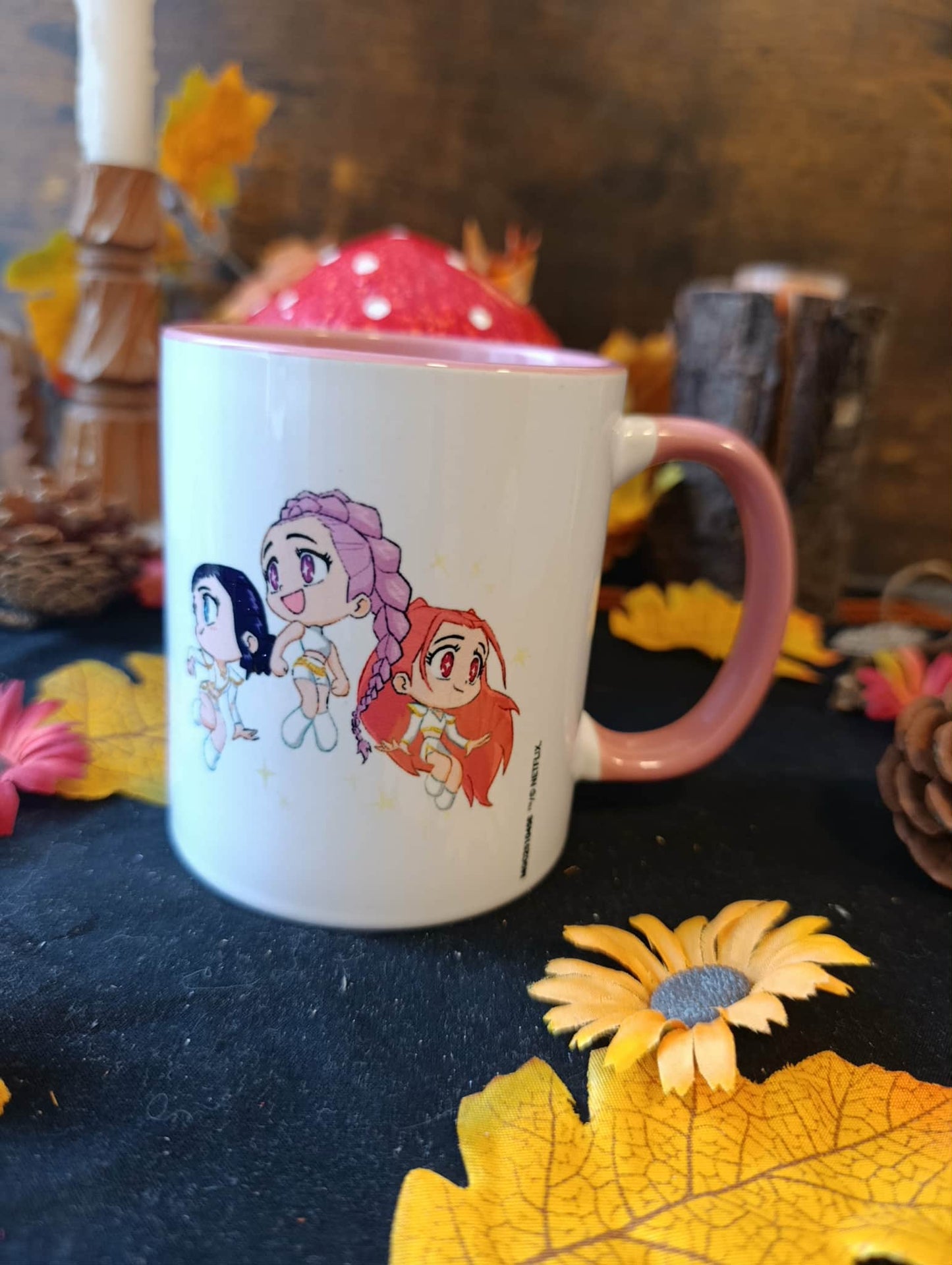 tasse kpop demon hunter chibi