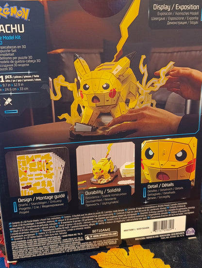 Puzzle model kit 4Dbuild Pikachu pokémon