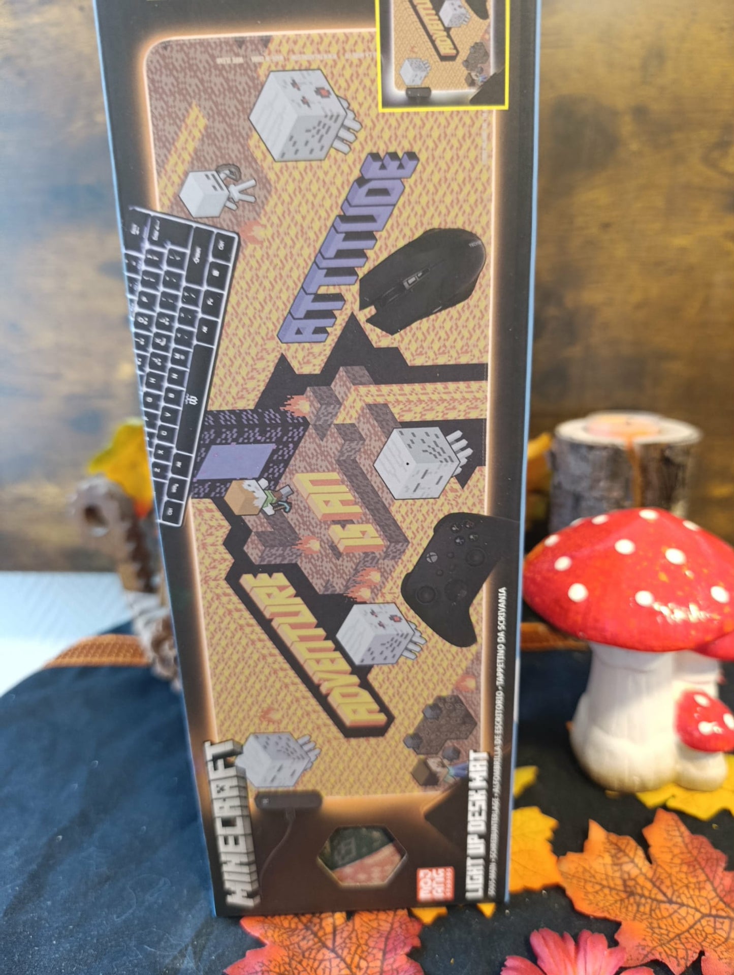 Tapis de souris Minecraft lumineux