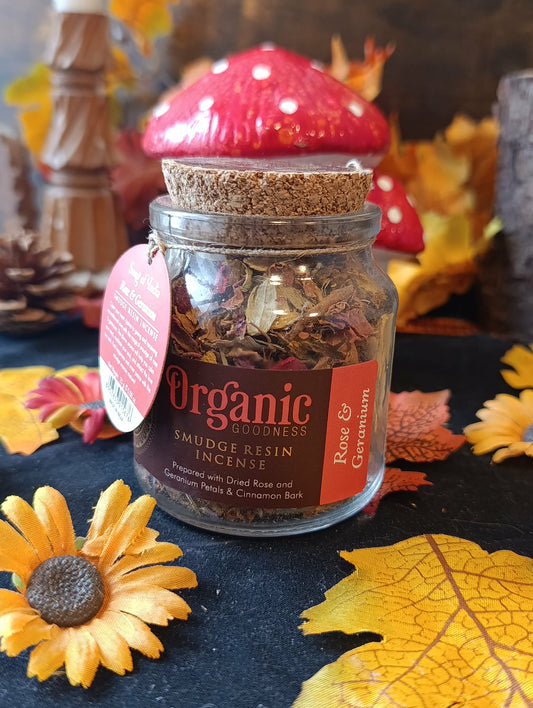 Encens Organic Goodness Rose, Géranium et Cannelle