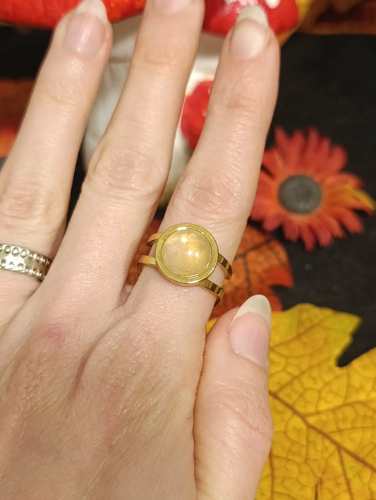 Bague Azélys Quartz Rose