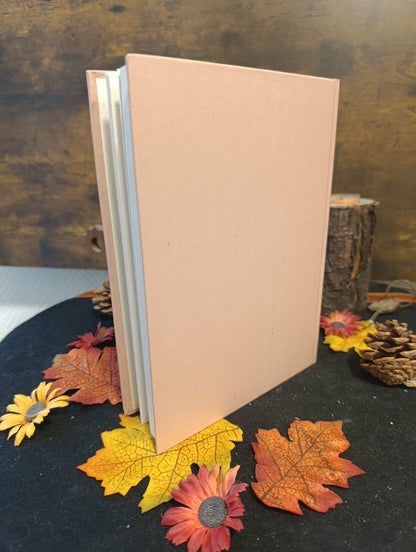 Carnet grimoire lune rose