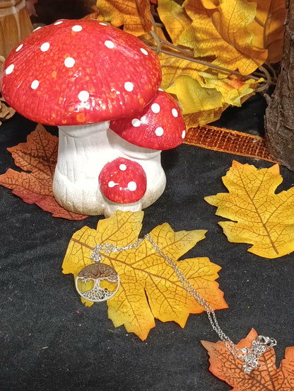 Collier acier inoxydable arbre de vie