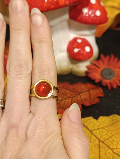 Bague Azélys Cornaline