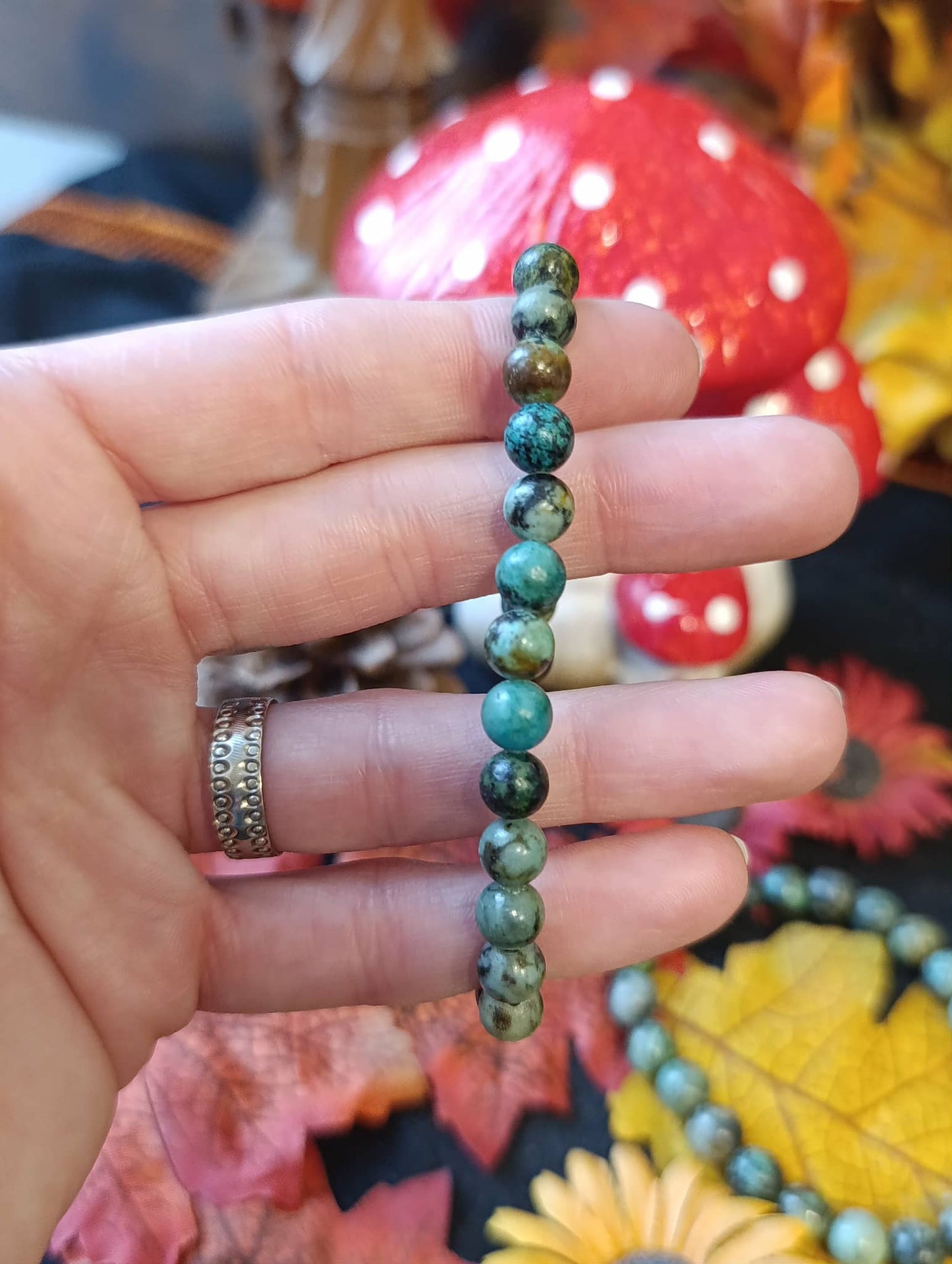 Bracelet turquoise d'Afrique