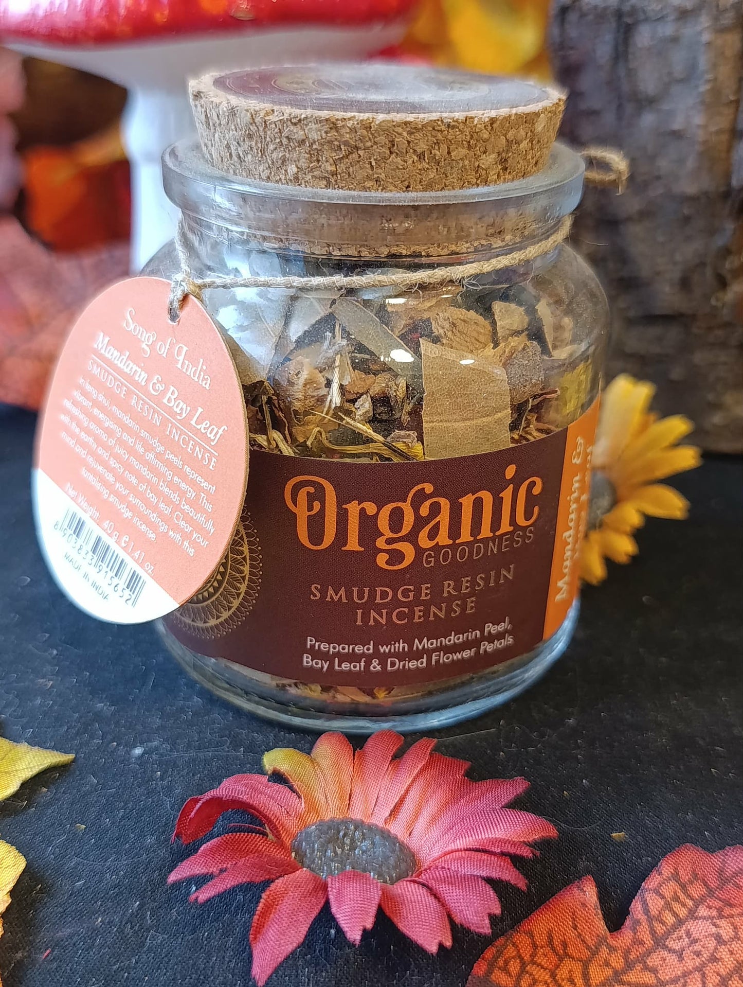 Encens Organic Goodness Mandarine et feuilles de Laurier