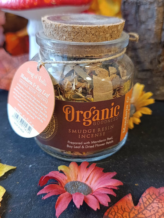 Encens Organic Goodness Mandarine et feuilles de Laurier
