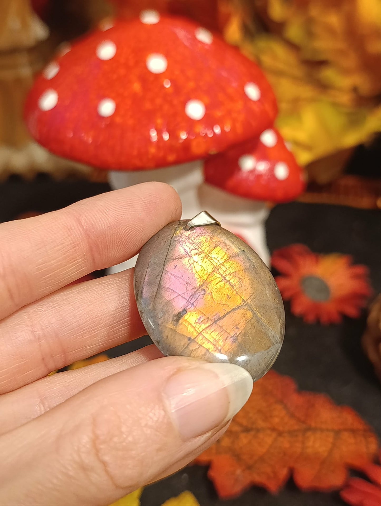 Pendentif Labradorite violette