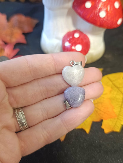 Pendentif cœur Lépidolite