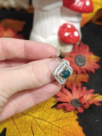 Bague Chrysoprase argent