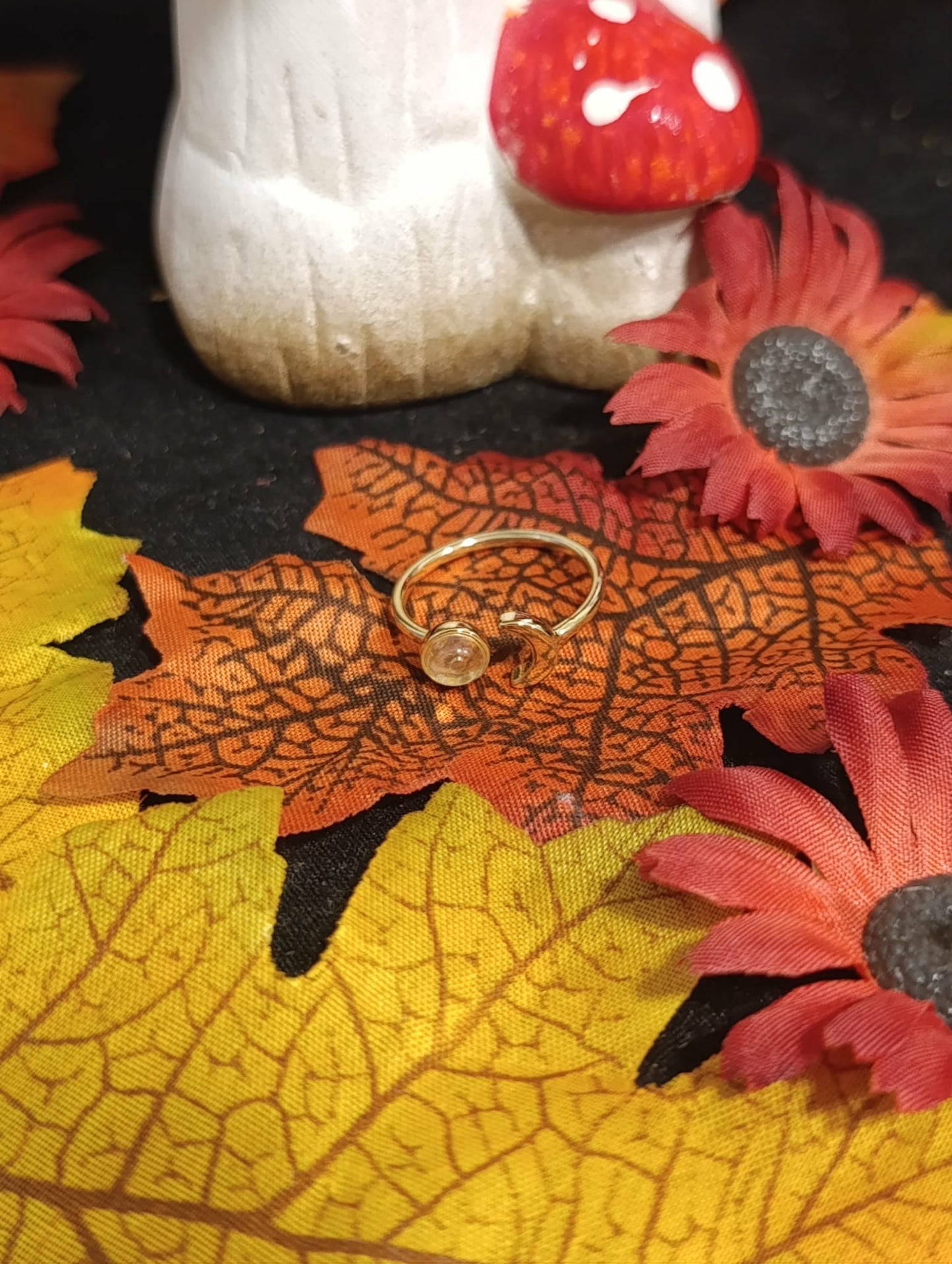 Bague Lune Cristal de Roche